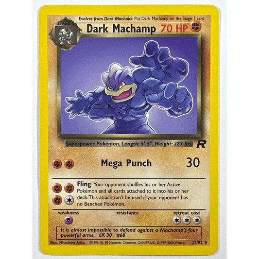 Dark Machamp Non Holo Rare 27/82