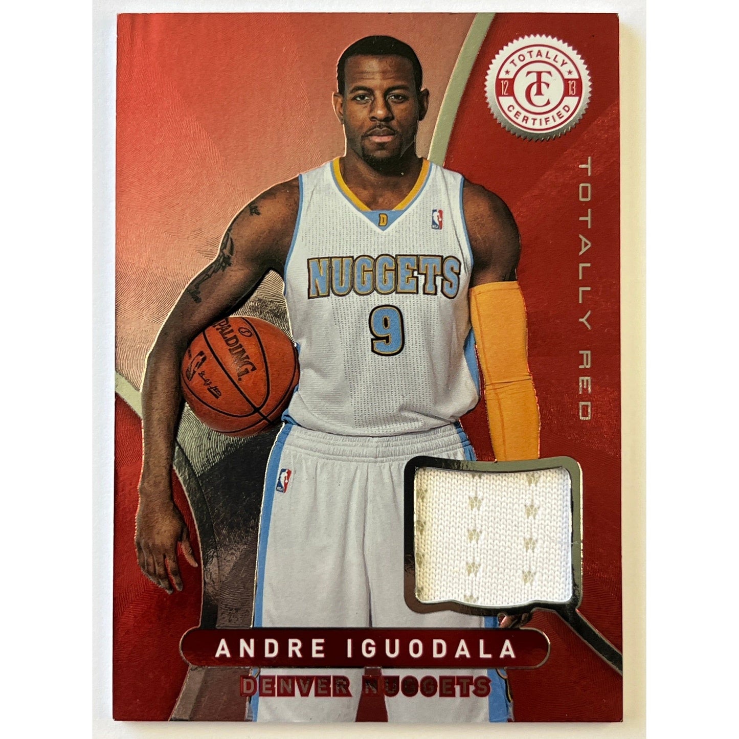 2012-13 Totally Certified Andre Iguodala Totally Red Game Worn Patch