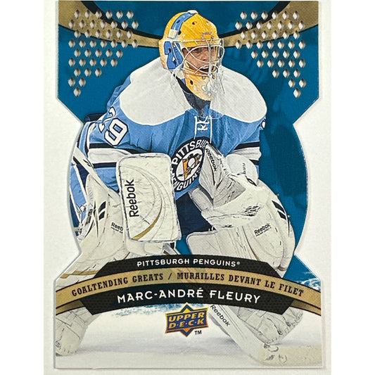 2009 McDonalds Marc Andre Fleury Goaltending Greats Die Cut