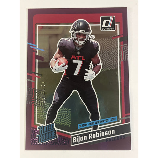 2023 Panini Donruss Bijan Robinson Rated Rookie
