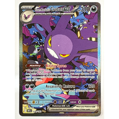 Team Rocket’s Crobat ex Holo Special Illustration Rare 234/182 | Local Legends Cards & Collectibles
