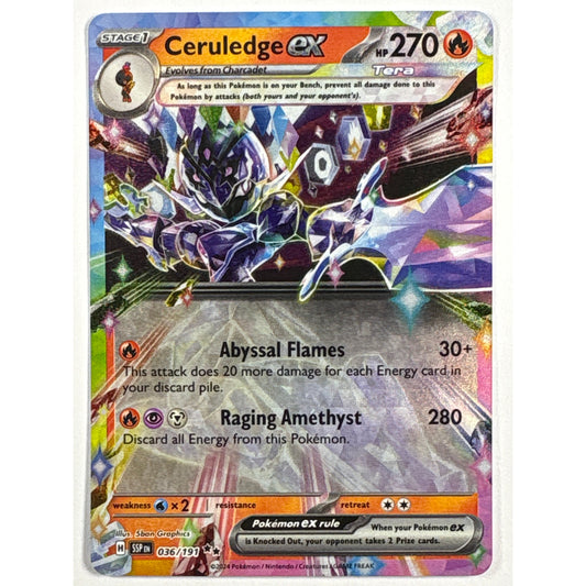 Ceruledge EX Holo Double Rare 036/191 | Local Legends Cards & Collectibles