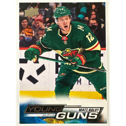 2022-23 Upper Deck Series 1 Matt Boldy Young Guns