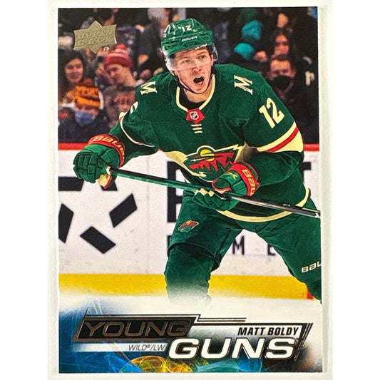 2022-23 Upper Deck Series 1 Matt Boldy Young Guns