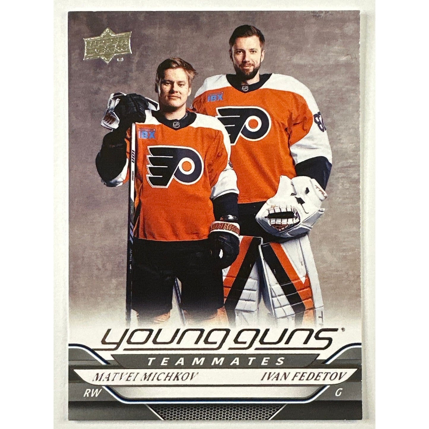 2024-25 Upper Deck Series 2 Michkov / Fedetov Young Guns Teammates
