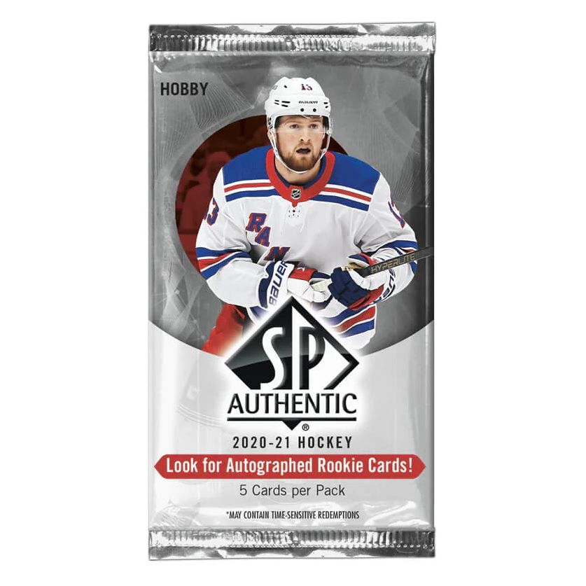 2020-21 Upper Deck SP Authentic NHL Hockey Hobby Pack