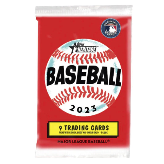 2023 Topps Heritage MLB Baseball Retail Pack