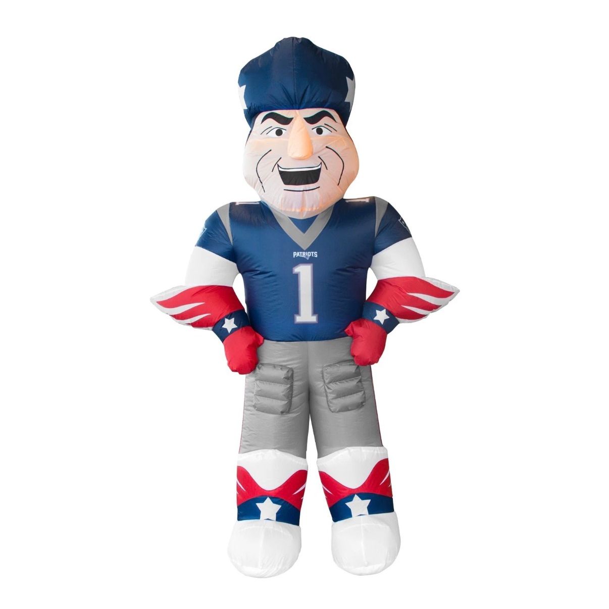 NFL Licensed 7 Foot Indoor/Outdoor New England Patriots Inflatable Mascot with LED Light | Local Legends Cards & Collectibles