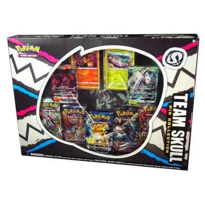 Pokémon Team Skull Pin Collection Box | Local Legends Cards & Collectibles