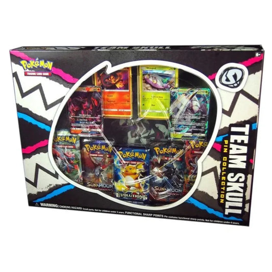 Pokémon Team Skull Pin Collection Box | Local Legends Cards & Collectibles