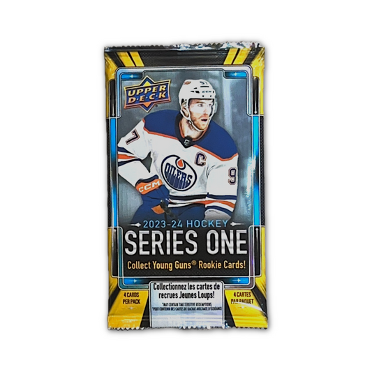 2023-24 Upper Deck Series 1 NHL Hockey 4/Card Retail Pack