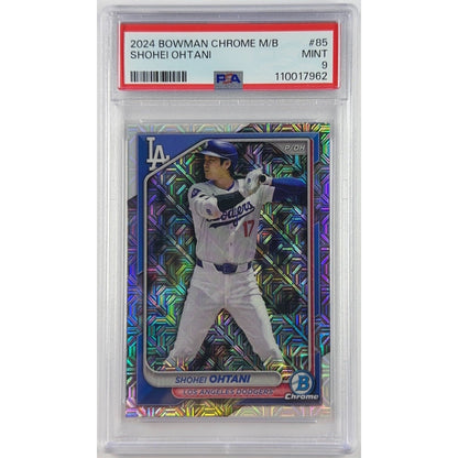2024 Bowman Chrome Shohei Ohtani M/B Refractor PSA 9 MINT
