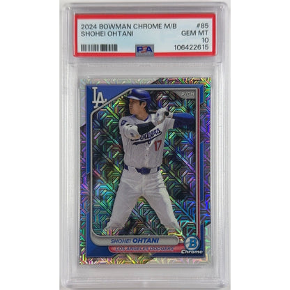 2024 Bowman Chrome Shohei Ohtani M/B PSA 10 GEM MINT
