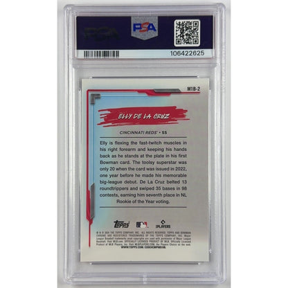 2024 Bowman Chrome Elly De La Cruz My 1st Bowman Refractor PSA 9 MINT