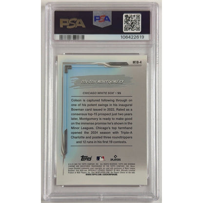 2024 Bowman Chrome Colson Montgomery My 1st Bowman Orange Refractor 14/25