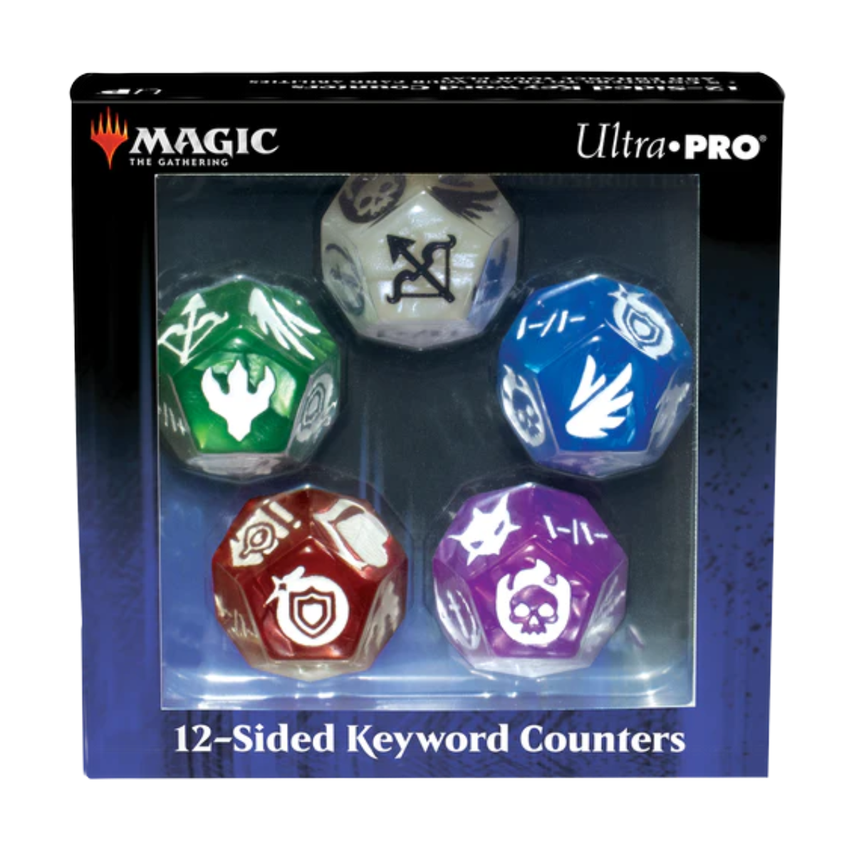Ultra Pro Magic: The Gathering 12 Sided Keyword Counters - 5 Pack | Local Legends Cards & Collectibles