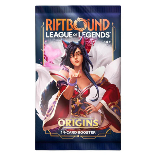 (BACK) Riftbound League of Legends Origins Booster Pack | Local Legends Cards & Collectibles