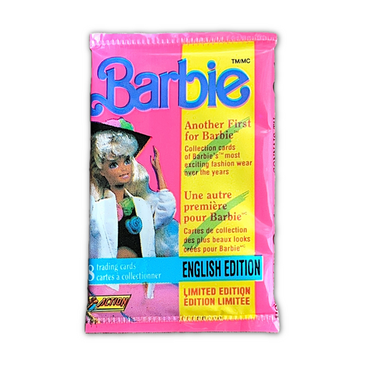 1991 Panini Action Inaugural Barbie Limited Edition Pack