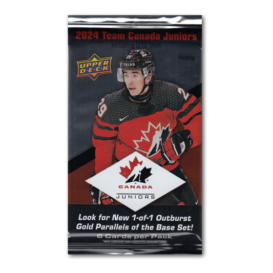 2024 Upper Deck Team Canada Juniors Hockey Hobby Pack