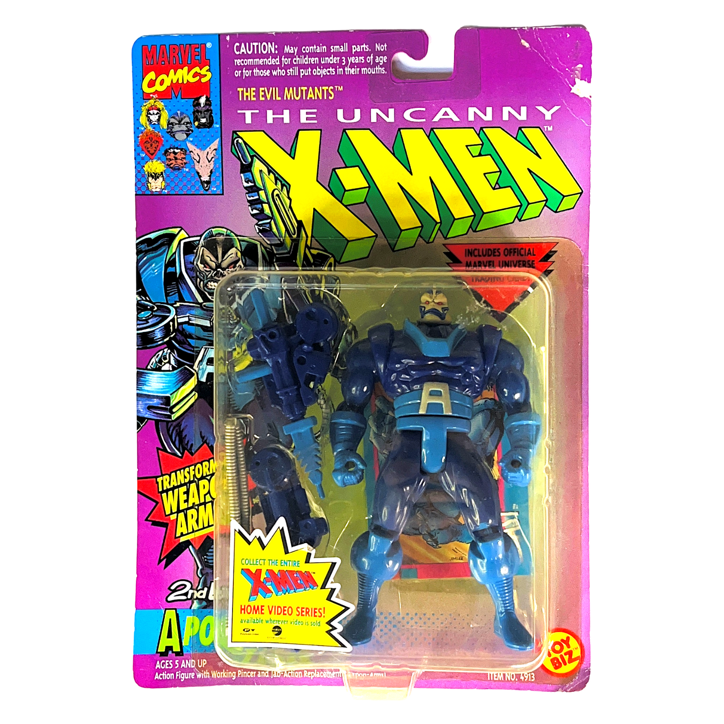 1993 Marvel ToyBiz X-Men The Uncanny Evil Mutants Apocalypse 2nd Edition Figure
