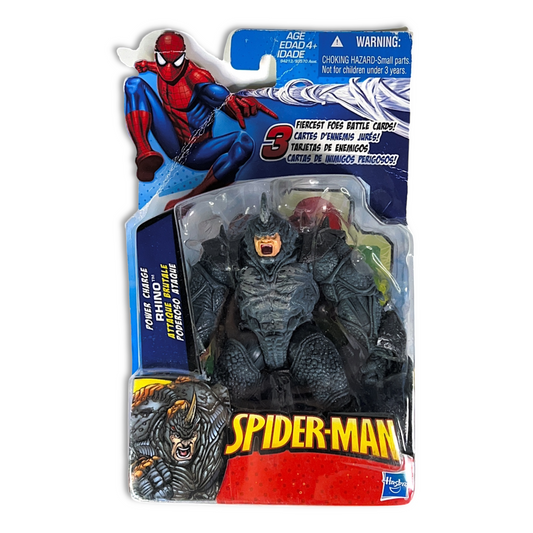 2009 Hasbro Marvel SpiderMans 3 Fiercest Foes Power Charge Rhino Figure