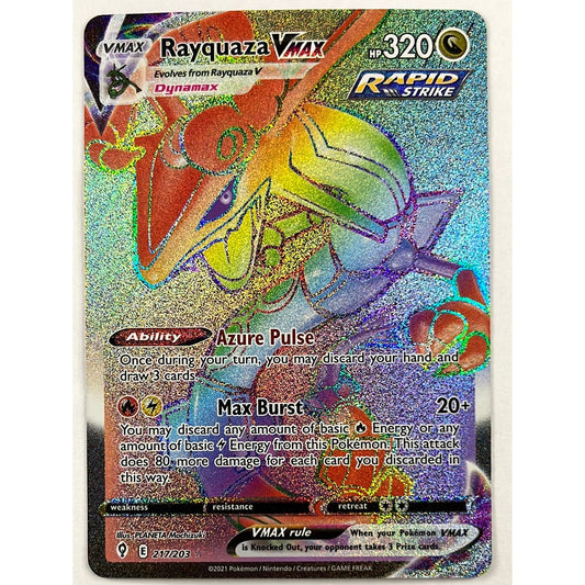 Rayquaza Rainbow Rare 217/203