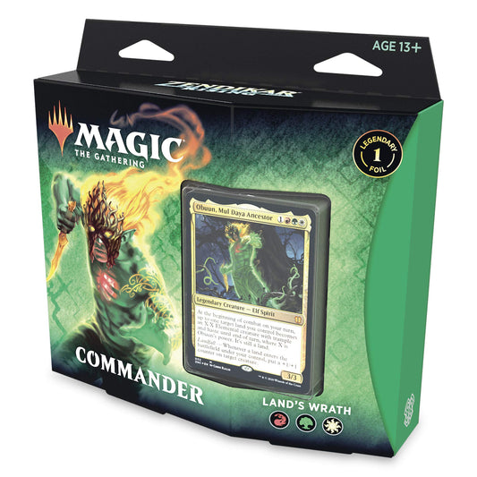 Magic: The Gathering Zendikar Rising Lands Wrath Commander Deck