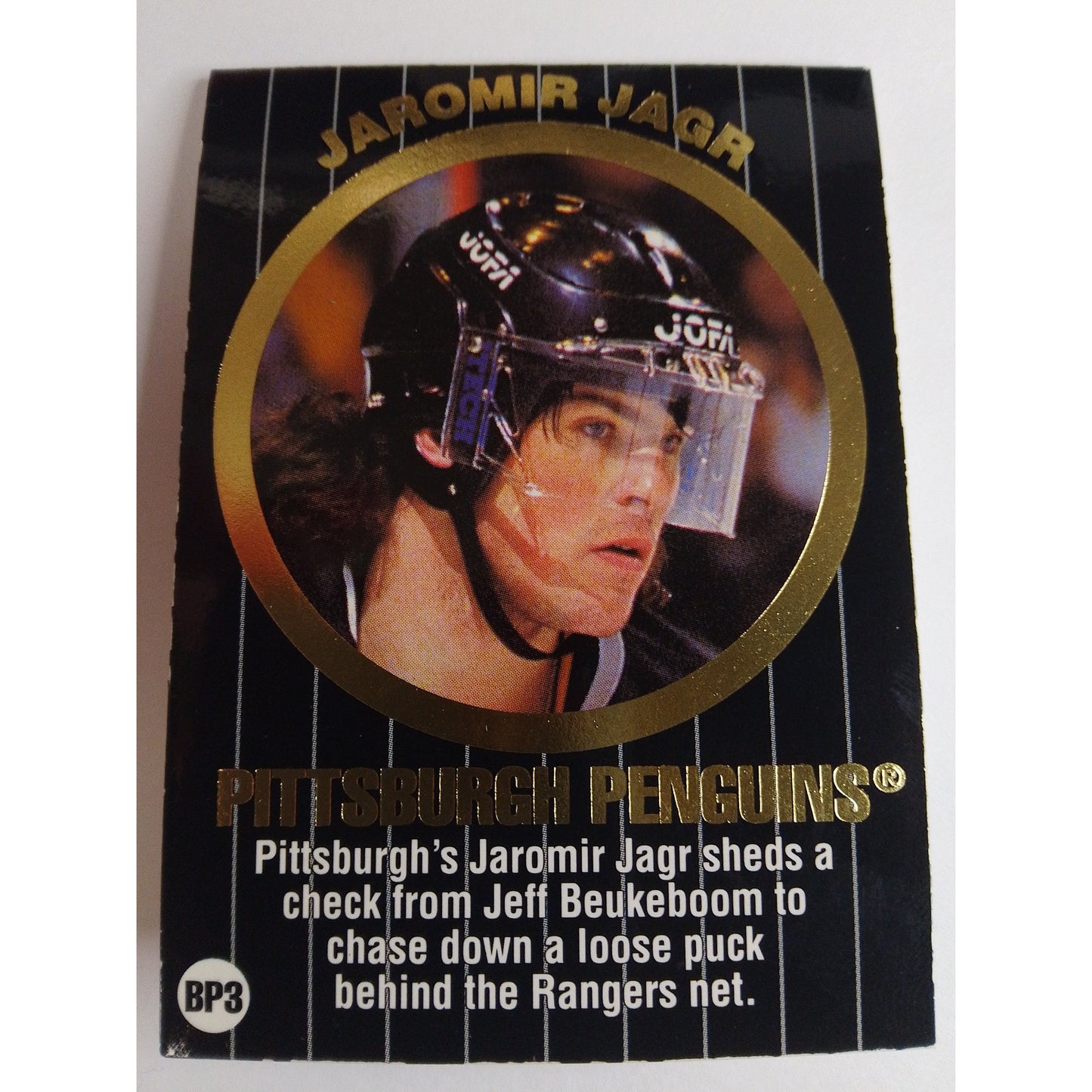 1994 Action Packed Jaromir Jagr Booklet