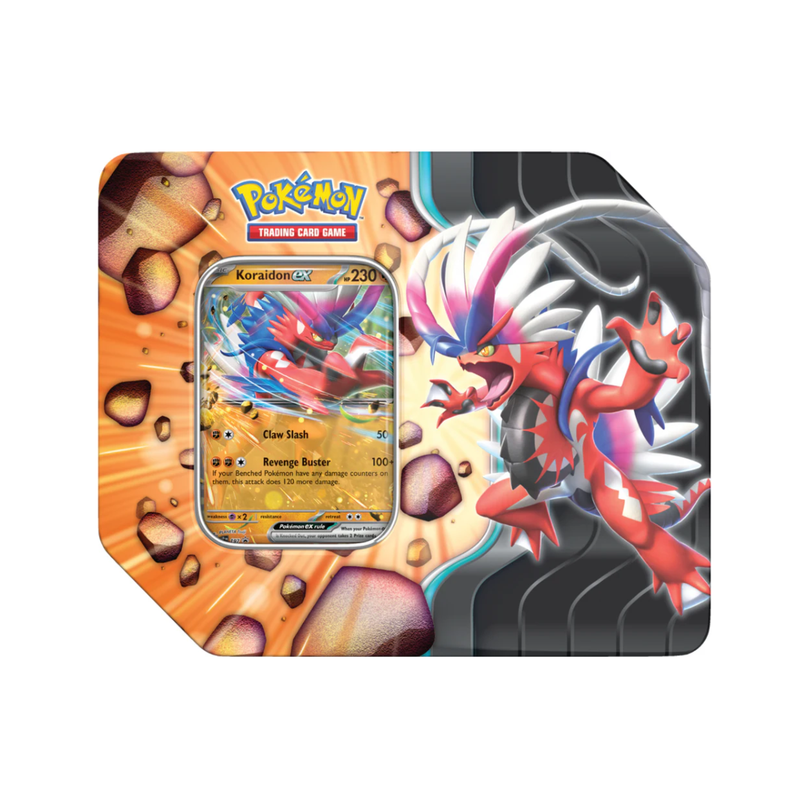 Pokémon Slashing Legends Koraidon Tin