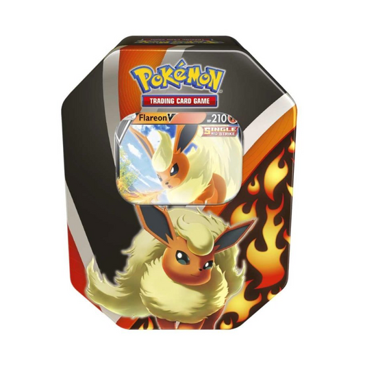 2021 Pokémon Eevee Evolutions Flareon V Tin