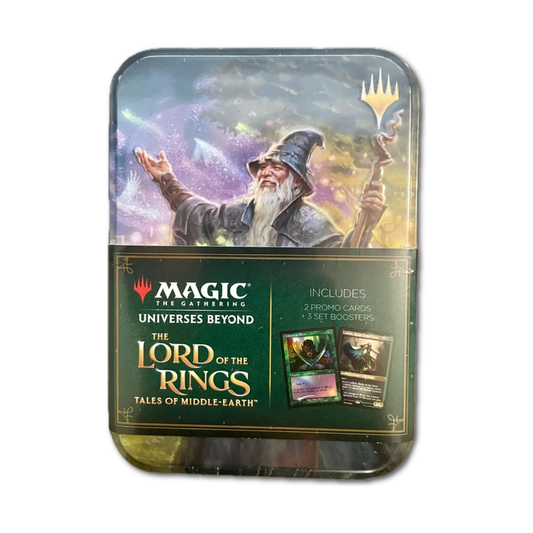 Magic: The Gathering Lord of the Rings Universes Beyond Tales of the Middle Earth Tin