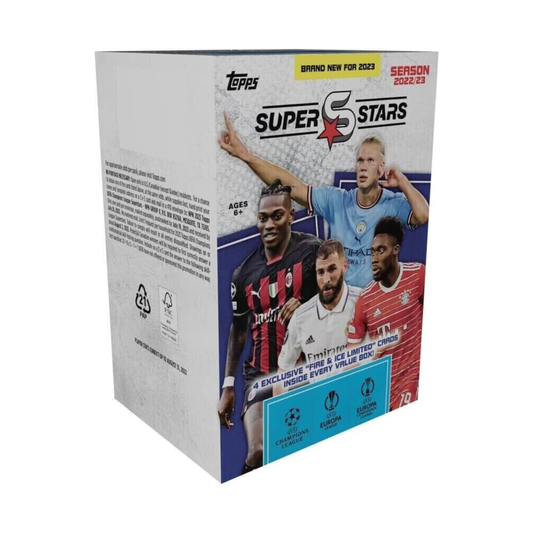 2022-23 Topps Super Stars UEFA Soccer Blaster Box