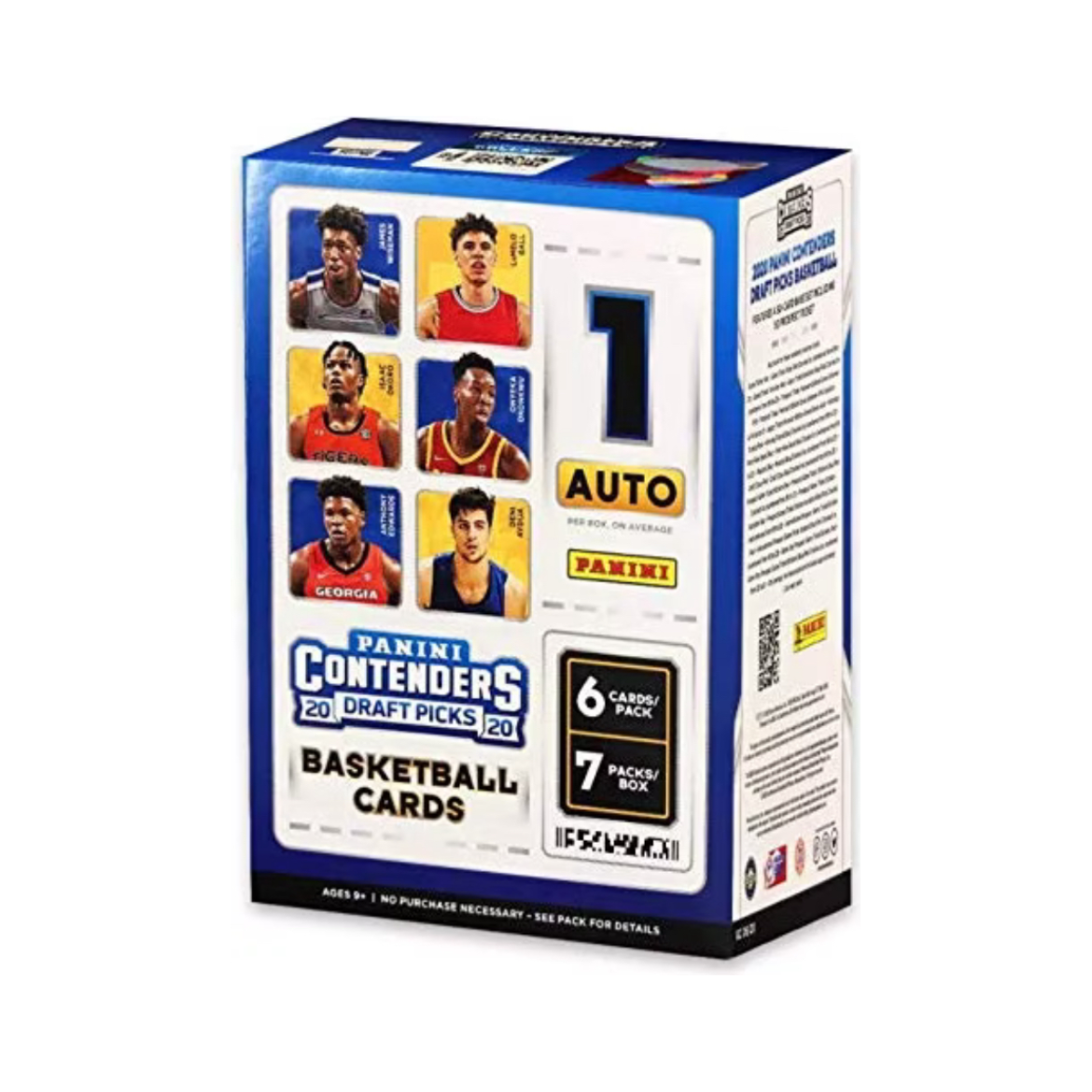 2020 Panini Contenders Draft Picks Basketball Blaster Box