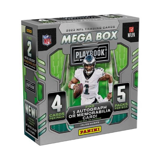 2022 Panini Playbook NFL Football Mega Box