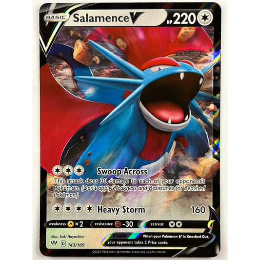 Salamance V Holo Ultra Rare 143/189