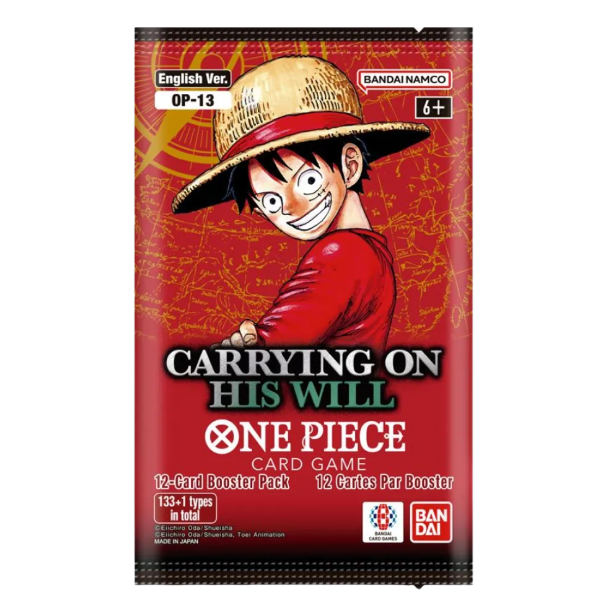 English One Piece Carrying On His Will Booster Pack OP-13 | Local Legends Cards & Collectibles