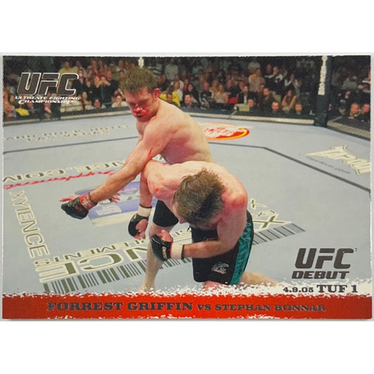 2009 Topps 1st Round Forrest Griffin Vs Stephan Bonnar RC