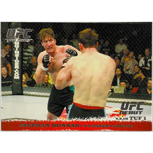 2009 Topps 1st Round Stephan Bonnar Vs Forrest Griffin RC