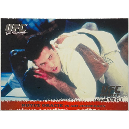 2009 Topps 1st Round Royce Gracie vs Art Jimmerson RC