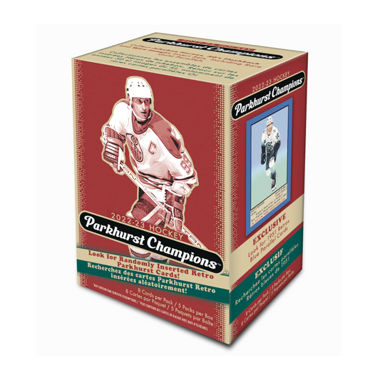 2022-23 Upper Deck Parkhurst Champions NHL Hockey Blaster Box