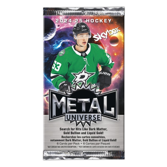 2024-25 Upper Deck Skybox Metal Universe NHL Hockey Retail Pack