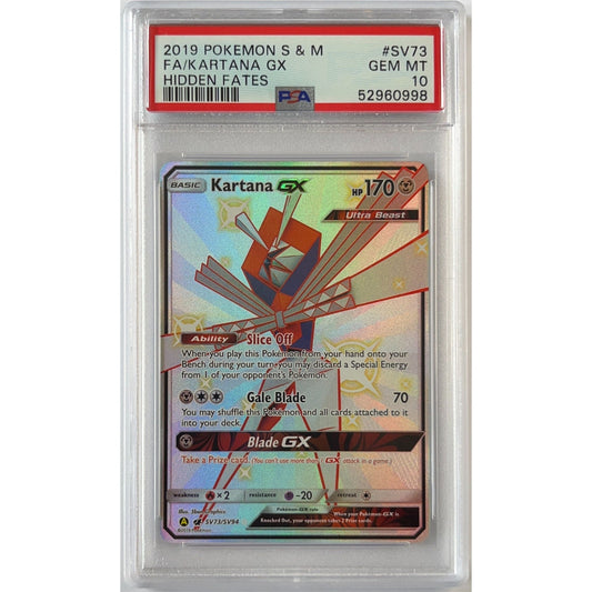Kartana GX Holo Shiny Vault SV73/SV94 PSA 10 GEM MINT