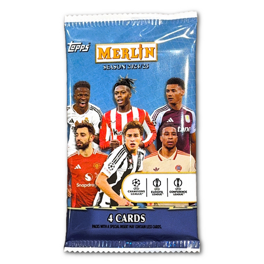 2024-25 Topps Merlin UEFA Champions League Soccer Retail Pack