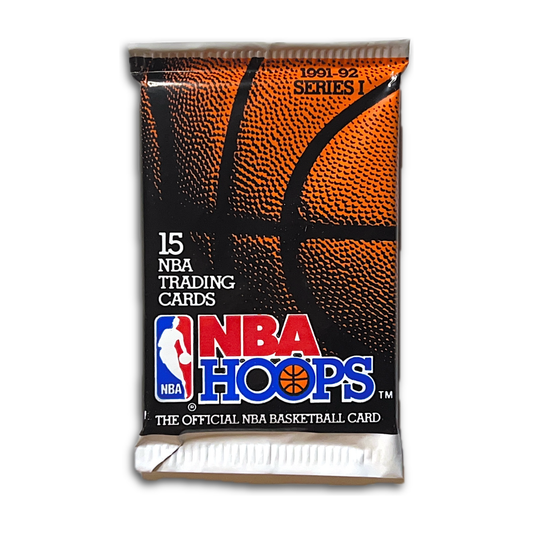 1991-92 NBA Hoops Series 1 Basketball Hobby Pack