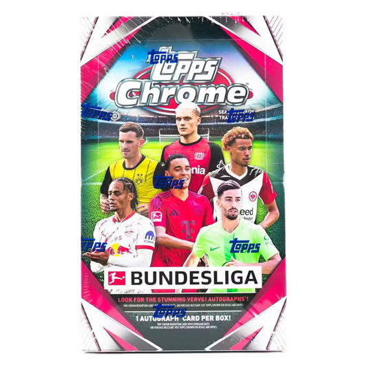 2024-25 Topps Chrome Bundesliga Soccer Hobby Box