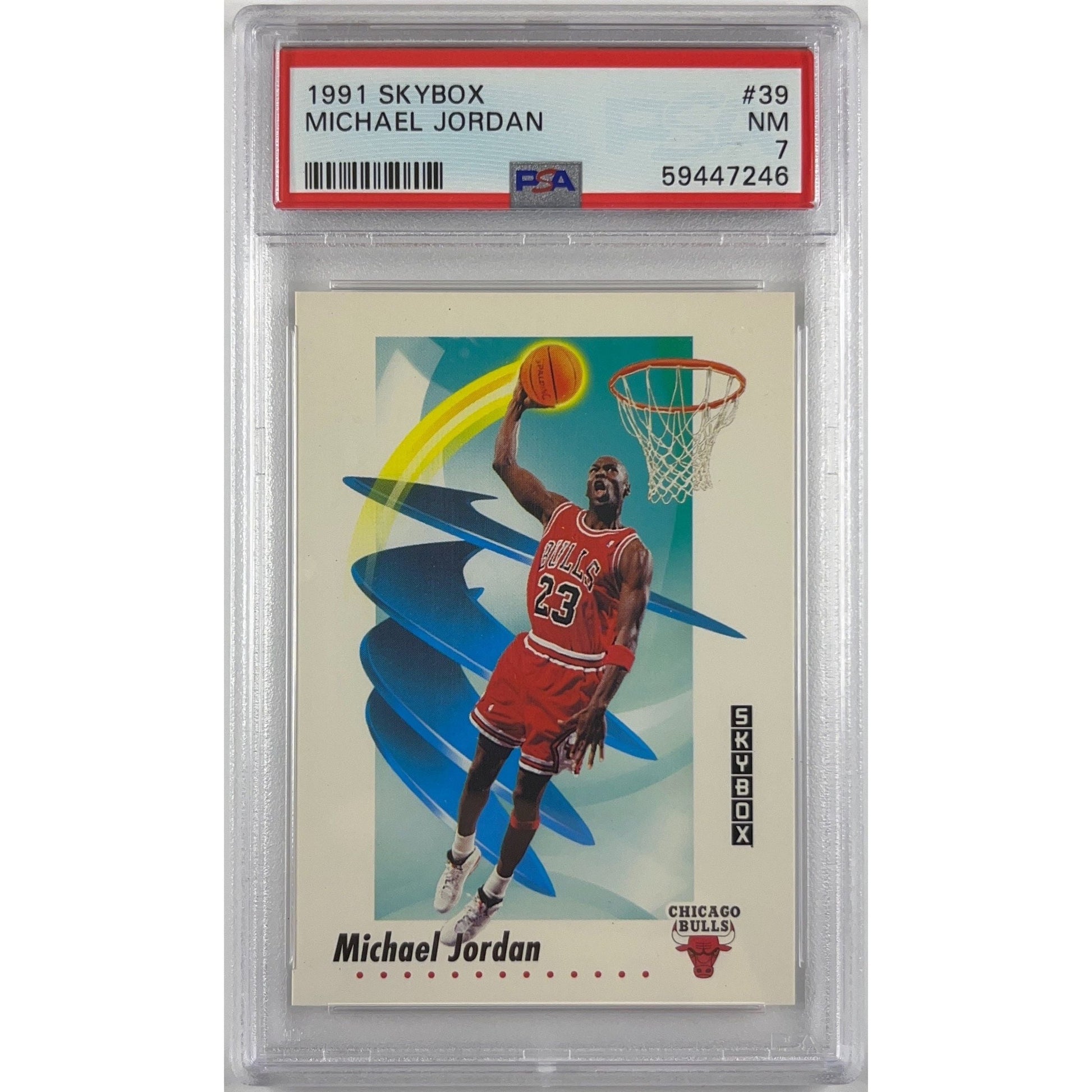 1991-92 Skybox Michael Jordan PSA 7 NM | Local Legends Cards & Collectibles