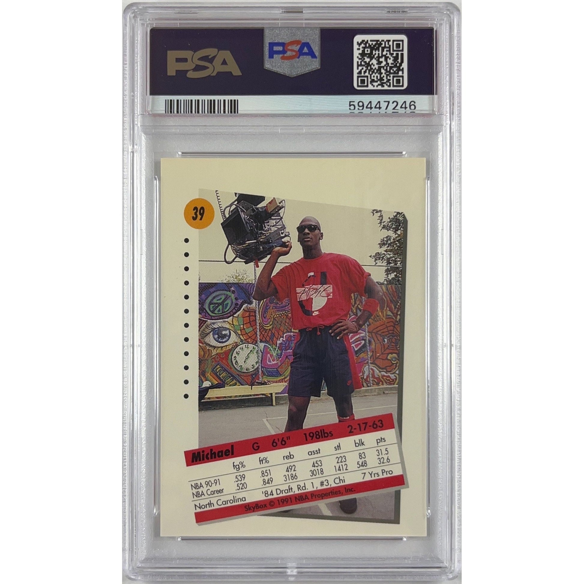 1991-92 Skybox Michael Jordan PSA 7 NM | Local Legends Cards & Collectibles