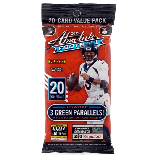 2022 Panini Absolute NFL Football Value Fat Pack