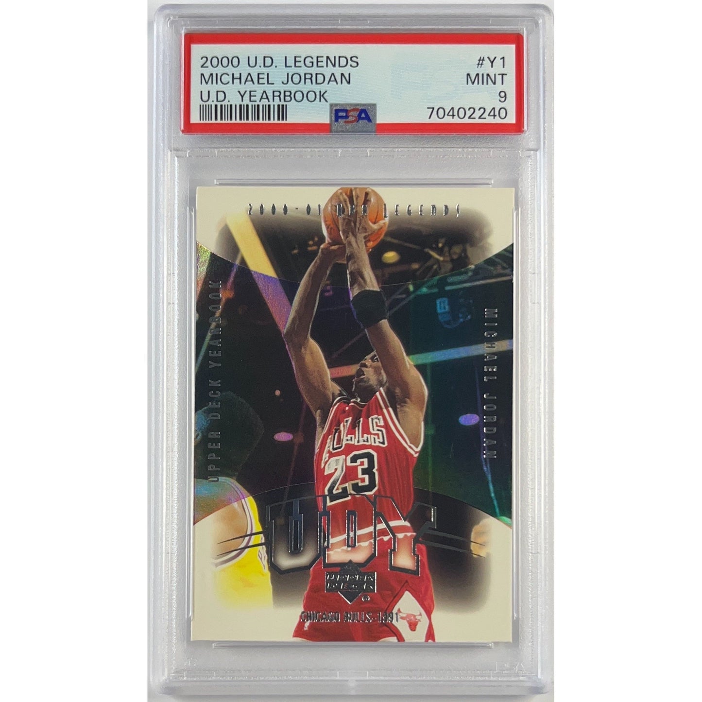 2000-01 Upper Deck Michael Jordan U.D. Yearbook PSA 9 MINT