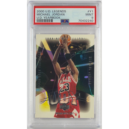 2000-01 Upper Deck Michael Jordan U.D. Yearbook PSA 9 MINT